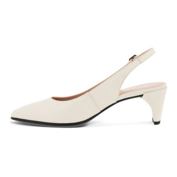 Ecco Women's Cream Slingback Flats - Picture 3 of 8